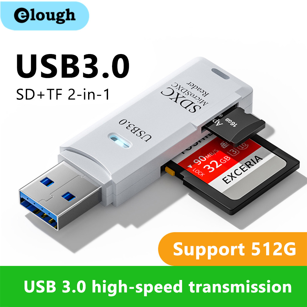 Laptop Accessories For Programmers - 2 in 1 USB 3.0 kart