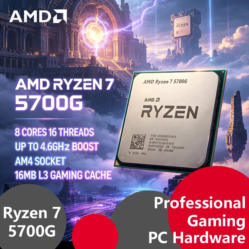 Amd Cpu Ryzen 7 - AMD Ryzen 7 5700G Tray Masaüstü