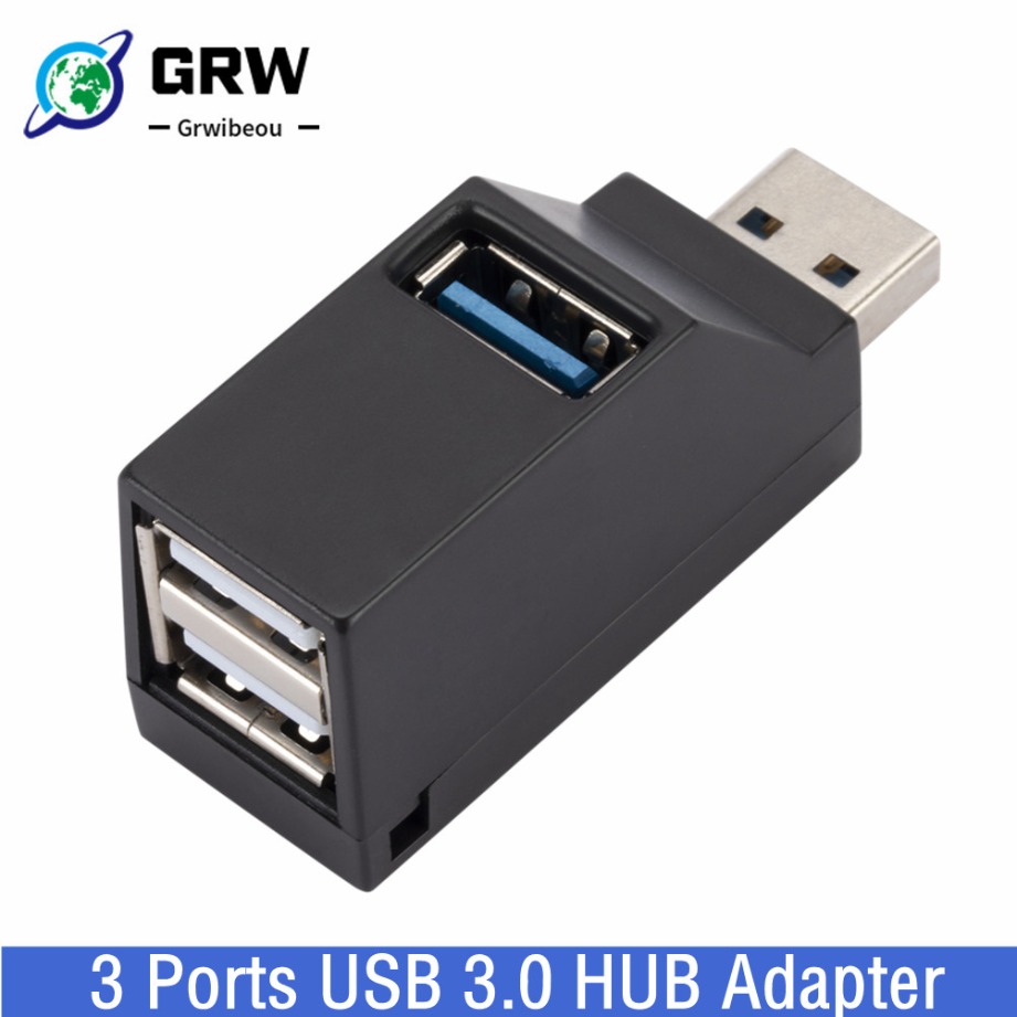 Laptop Accessories For Programmers - Grwibeou Mini 3 Portlu USB 3.0