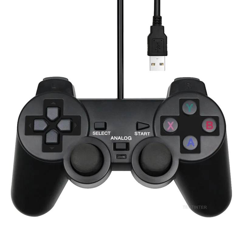 Laptop Accessories For Programmers - Kablolu USB PC Oyun Joystick Gamepad