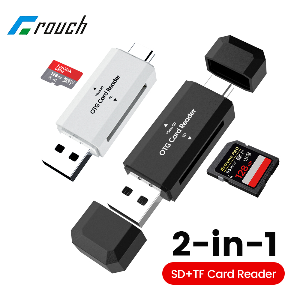 Laptop Accessories For Programmers - 2-in-1 USB2.0 kart okuyucu SD TF