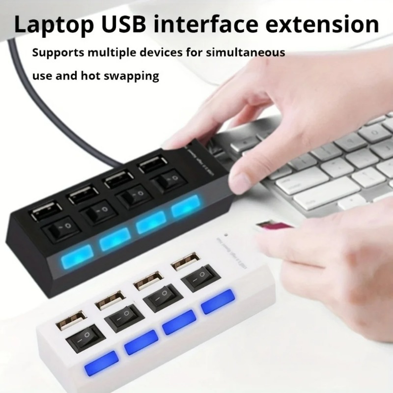 USB 2.0 Hub 4/7 Port Splitter  - Laptop Accessories For Programmers incelemesi ve fiyatı