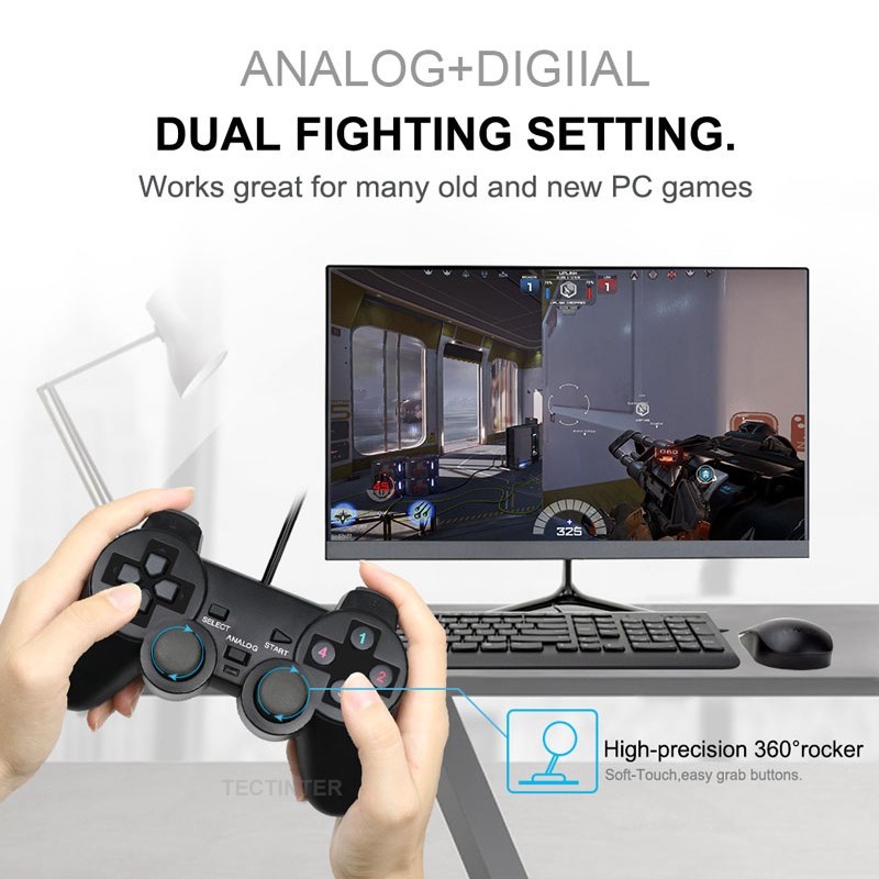 Kablolu USB PC Oyun Joystick G - Laptop Accessories For Programmers incelemesi ve fiyatı