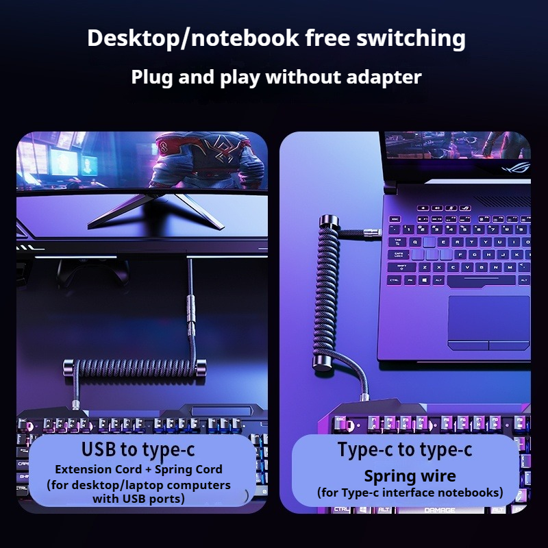 Eary 1.2m Sarmal Klavye Kablos - Laptop Accessories For Programmers incelemesi ve fiyatı