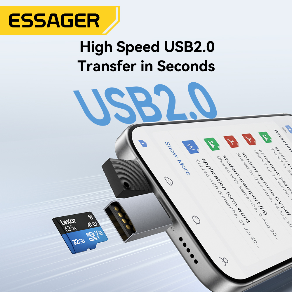 Essager 2 in 1 TF SD Kart Okuy - Laptop Accessories For Programmers incelemesi ve fiyatı