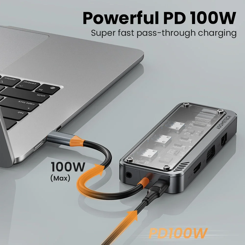 10 In 1 Hub Usb 3.0 Tip C HDMI - Laptop Accessories For Programmers incelemesi ve fiyatı