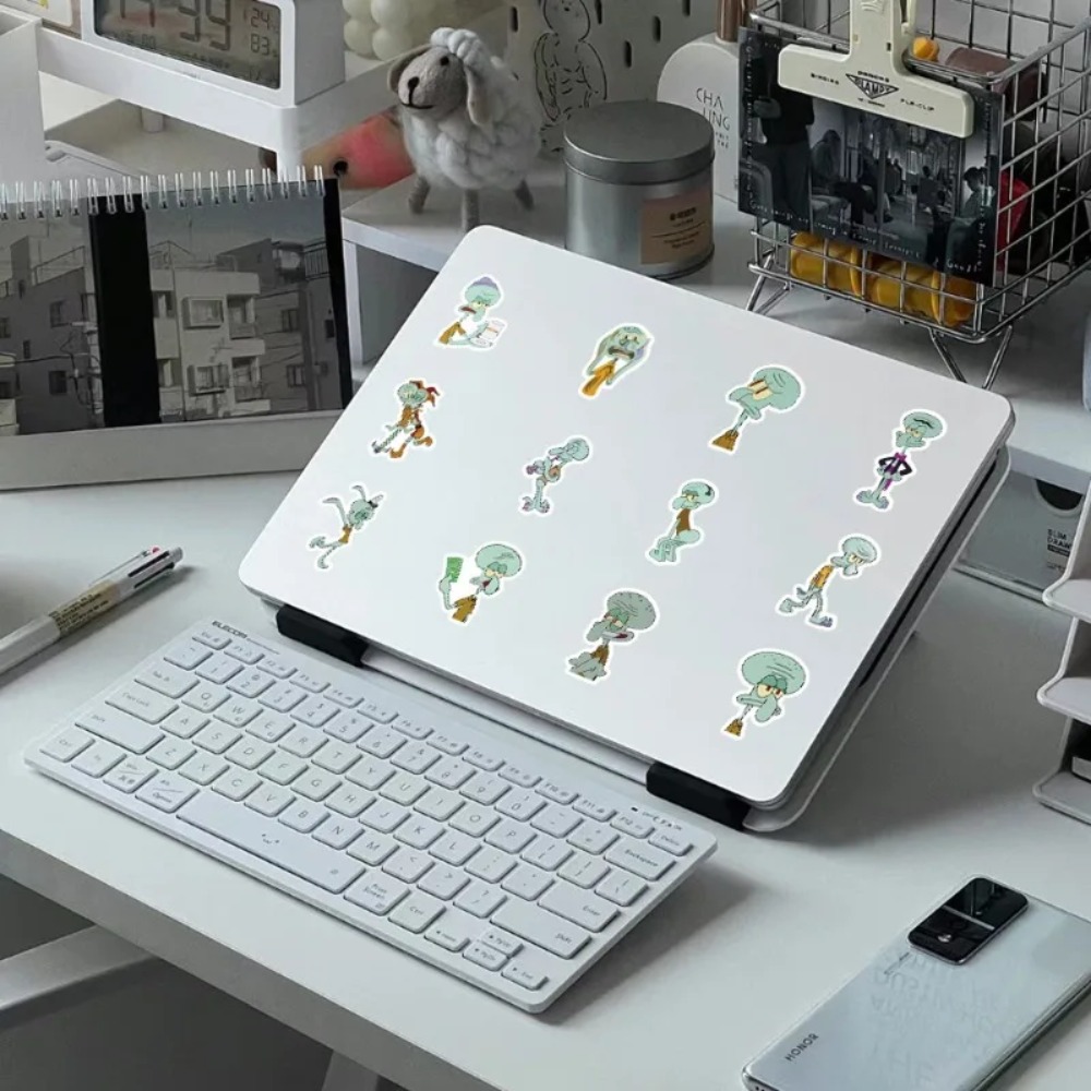 60 adet SpongeBob Squidward Te - Laptop Accessories Case incelemesi ve fiyatı